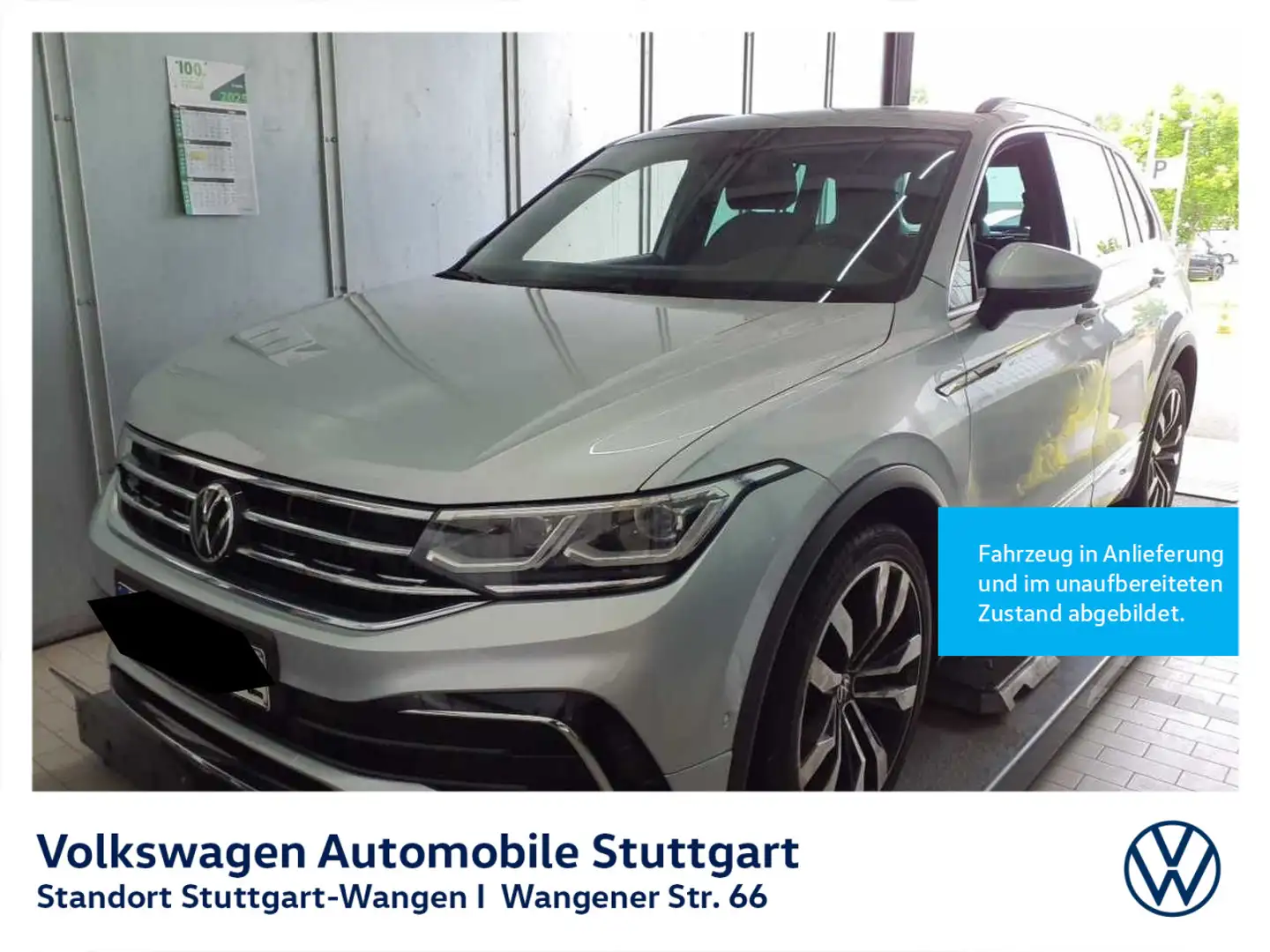Volkswagen Tiguan R-Line 2.0 TDI Navi Kamera AHK ACC LED Silber - 1
