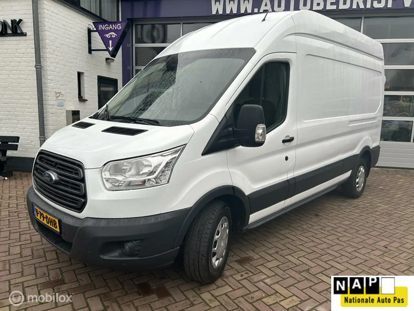 Ford Transit 350 2.0 TDCI L3H2 Ambiente * AIRCO * 3 PERS * Wit - 1