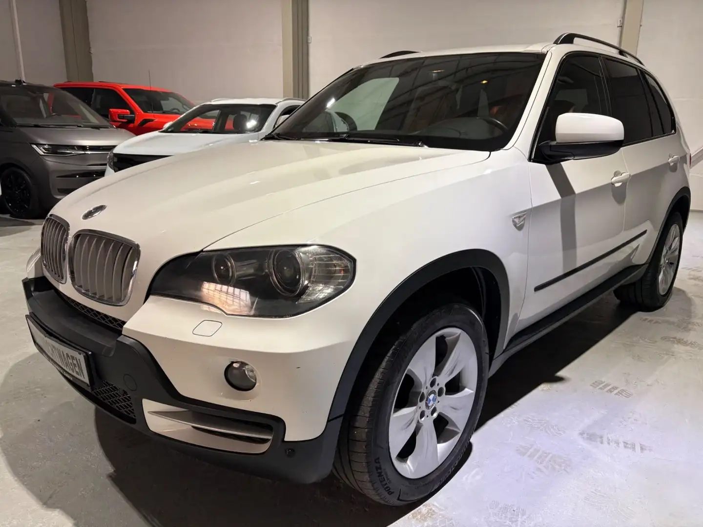 BMW X5 xDrive35d*Leder*Navi*4x SHZ* Blanc - 1