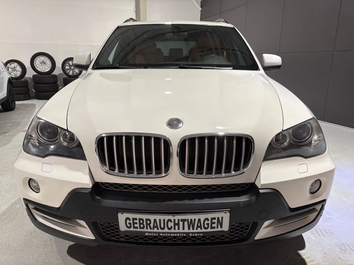 BMW X5 xDrive35d*Leder*Navi*4x SHZ* Blanc - 2
