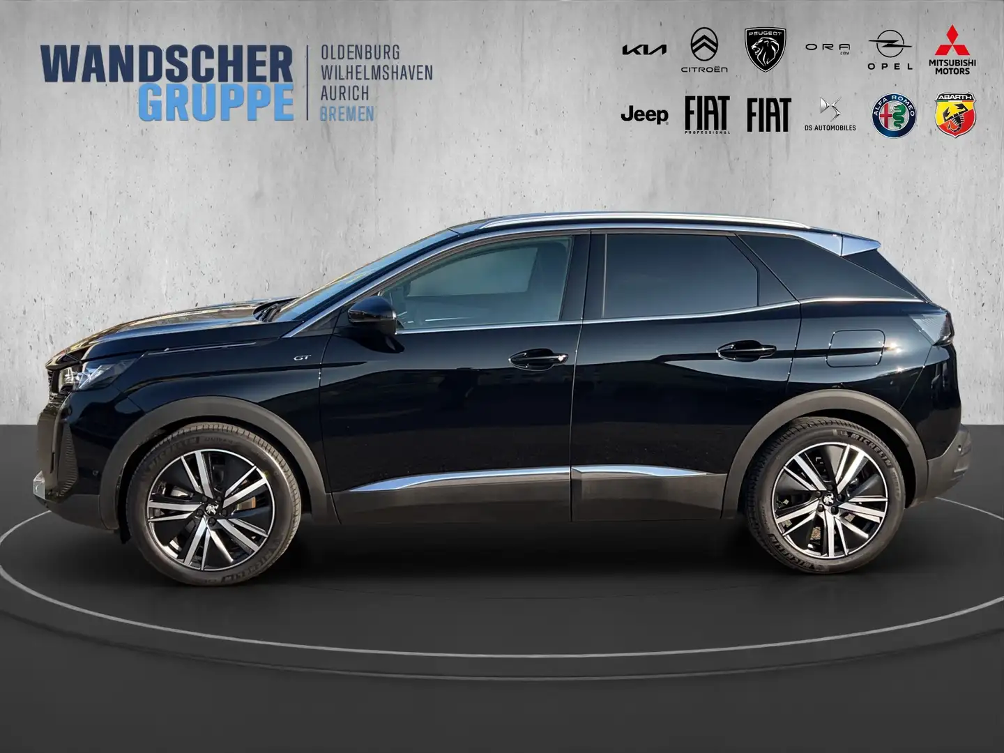 Peugeot 3008 GT 300 Hybrid 4 AHK+Night Vision+SD Czarny - 2