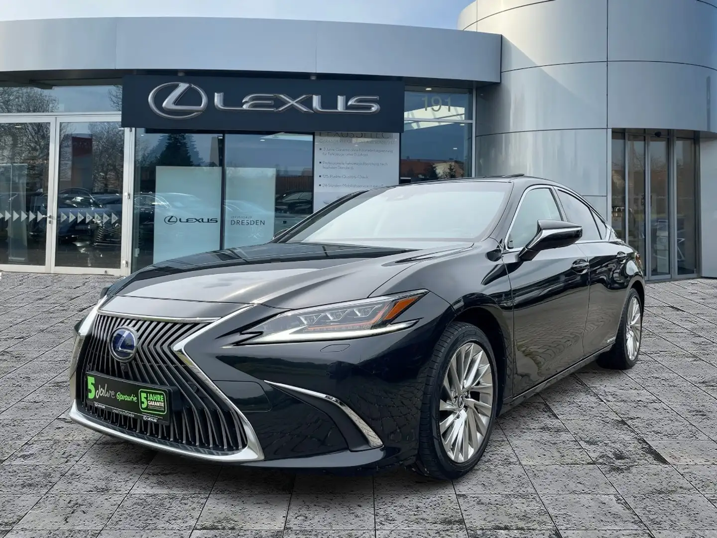 Lexus ES 300 h Luxury Line HUD*4xSHZ*Navi*Schiebedach Černá - 2