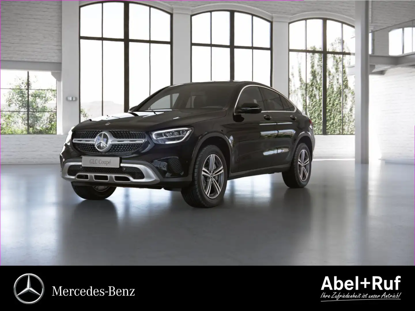 Mercedes-Benz GLC 300 e 4M Coupé EASY-PACK+CarPlay+Ambi+AHK+Kam Schwarz - 1