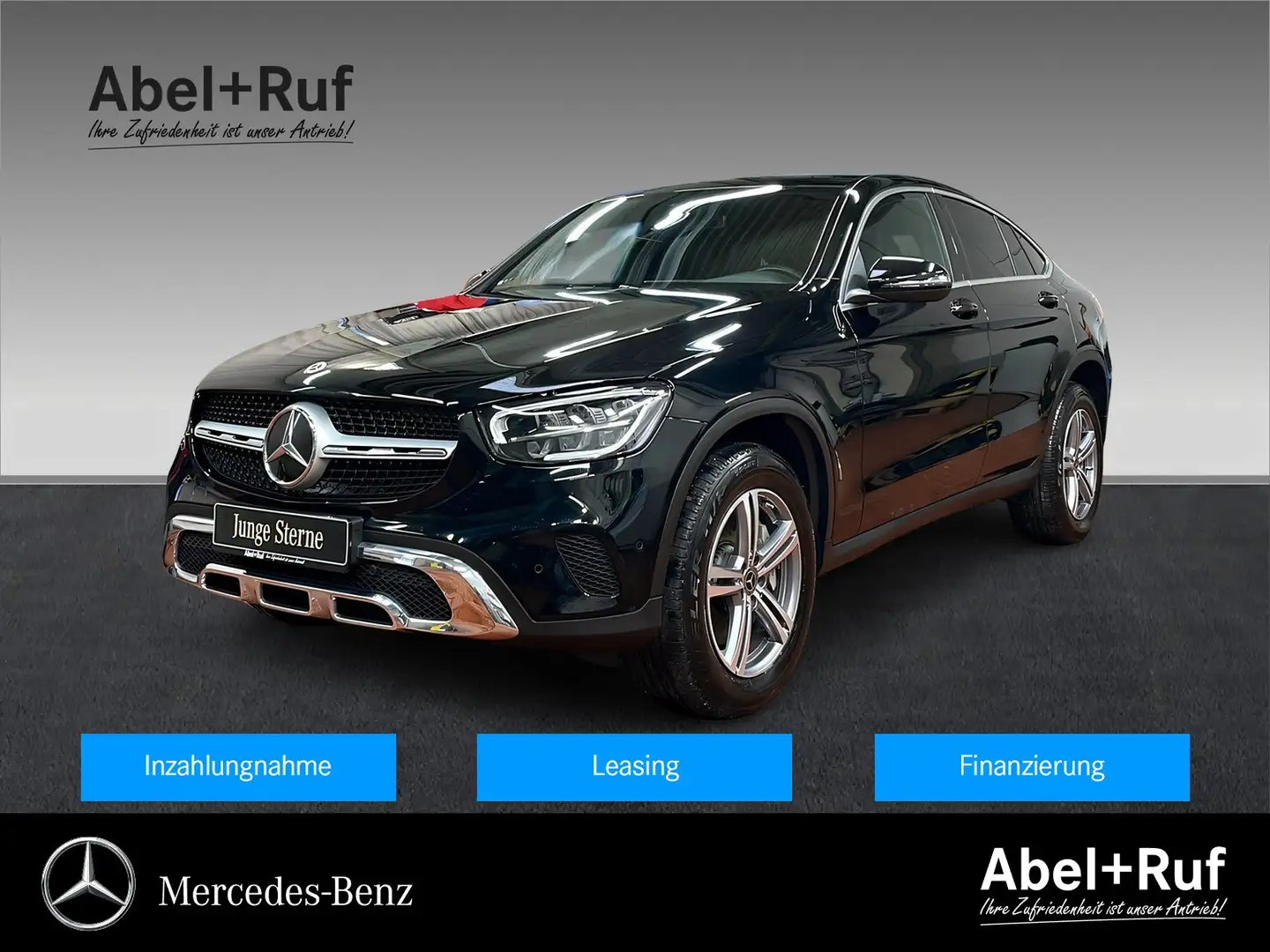 Mercedes-Benz GLC 300 e 4M Coupé EASY-PACK+CarPlay+Ambi+AHK+Kam Schwarz - 1