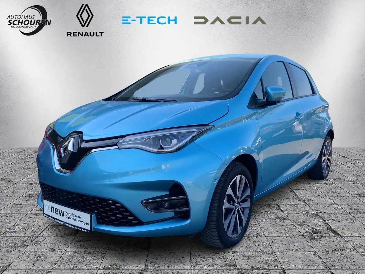 Renault ZOE R135 Intens R135/Z.E. 50 KAUFBATTERIE SHZ Blue - 1