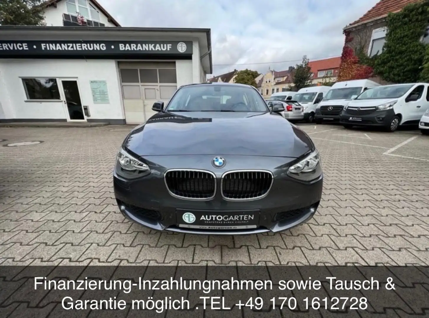BMW 116 i Automatik,1. Hand Tüv neu Gris - 1