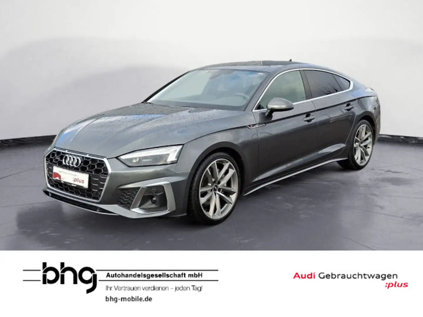Audi A5 45TDI quattro S tronic S line Matri Grau - 1