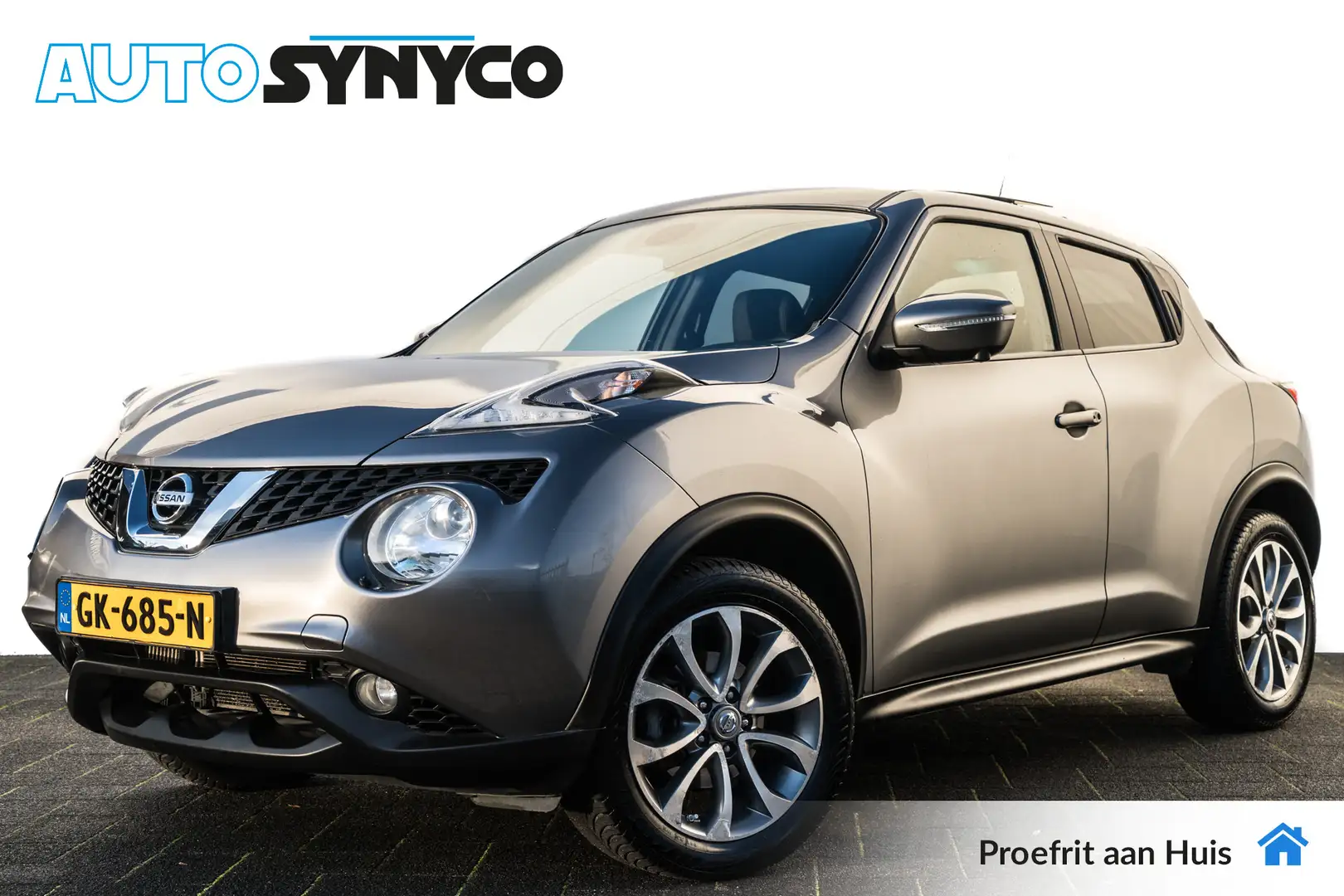 Nissan Juke 1.2 DIG-T S/S Tekna | Panoramadak | Leder | Trekha Grau - 1