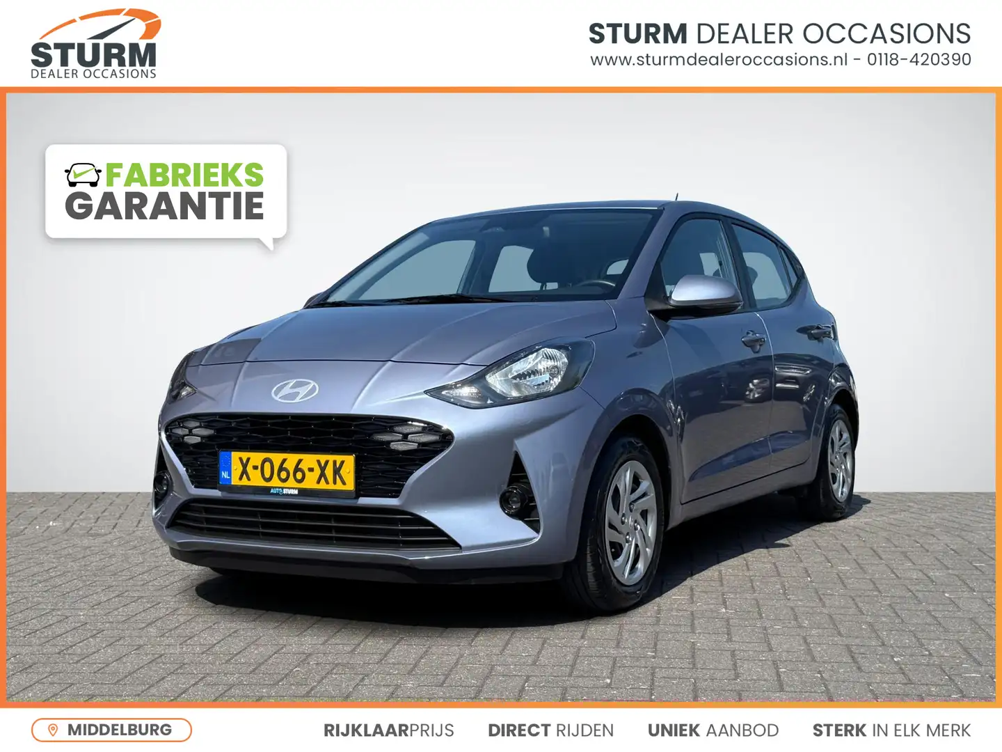 Hyundai i10 1.0 Comfort Smart Nieuw Model! | Navigatie | Camer Blauw - 1