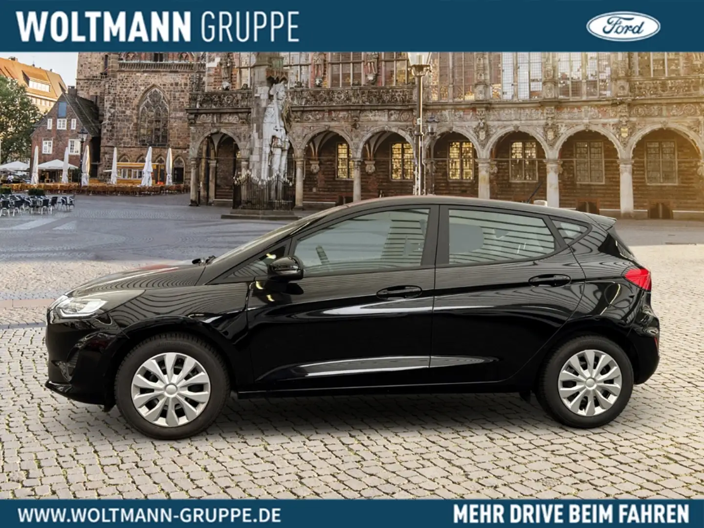 Ford Fiesta Cool & Connect LED wenig Kilometer Zwart - 2