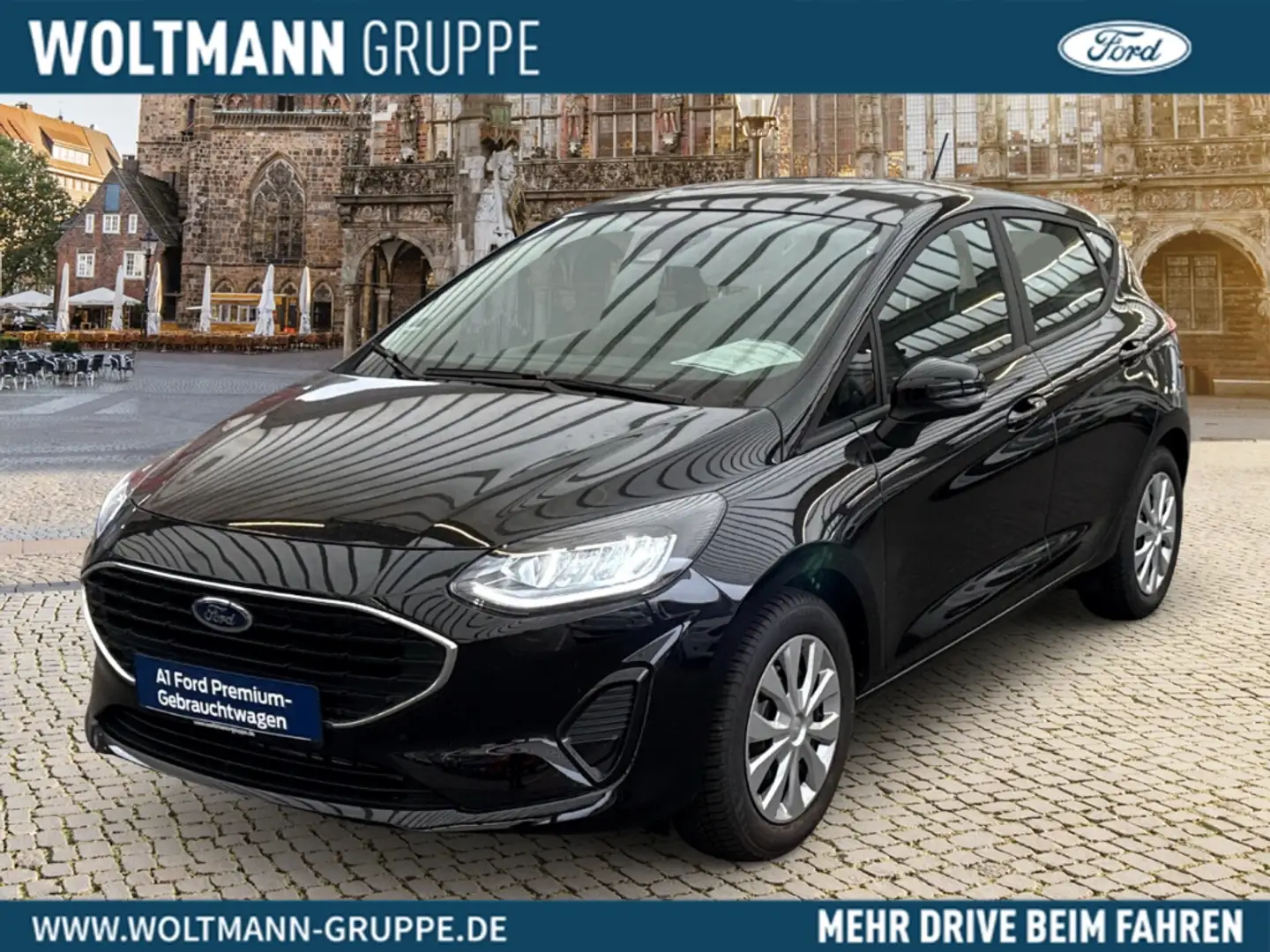 Ford Fiesta Cool & Connect LED wenig Kilometer Zwart - 1