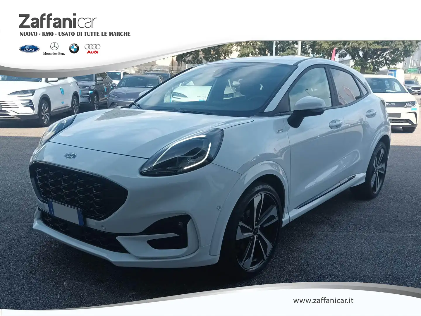 Ford Puma 1.0 EcoBoost Hybrid 125 CV S&S ST-Line X Weiß - 1