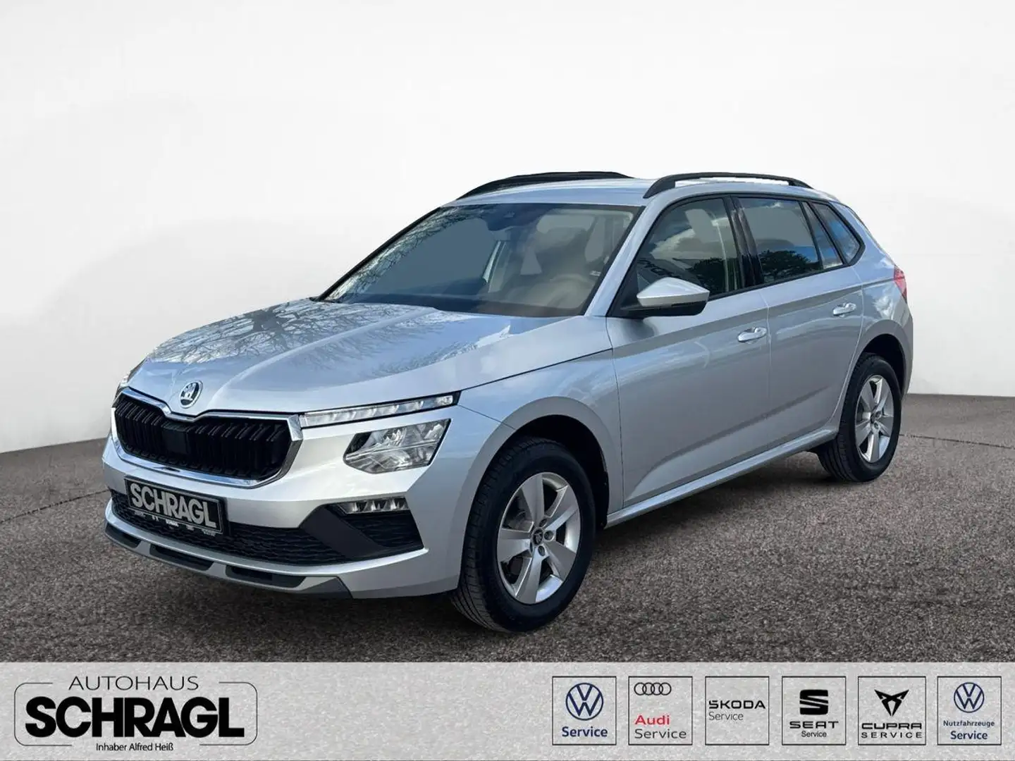 Skoda Kamiq 1.0 TSI DSG 130 JAHRE+AHK+KAMERA+APP+SHZ Argintiu - 1
