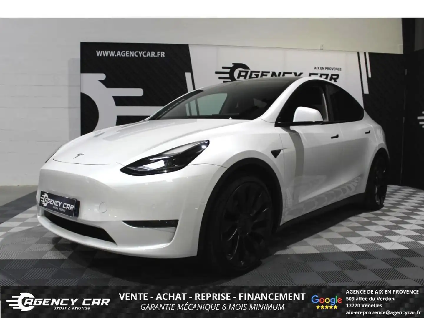 Tesla Model Y AWD Performance - PILOTE AUTO AMELIORE - ATTELAGE Blanc - 1