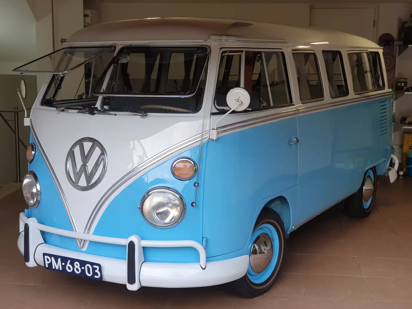 Volkswagen T1 T1Spijlbus Albastru - 1