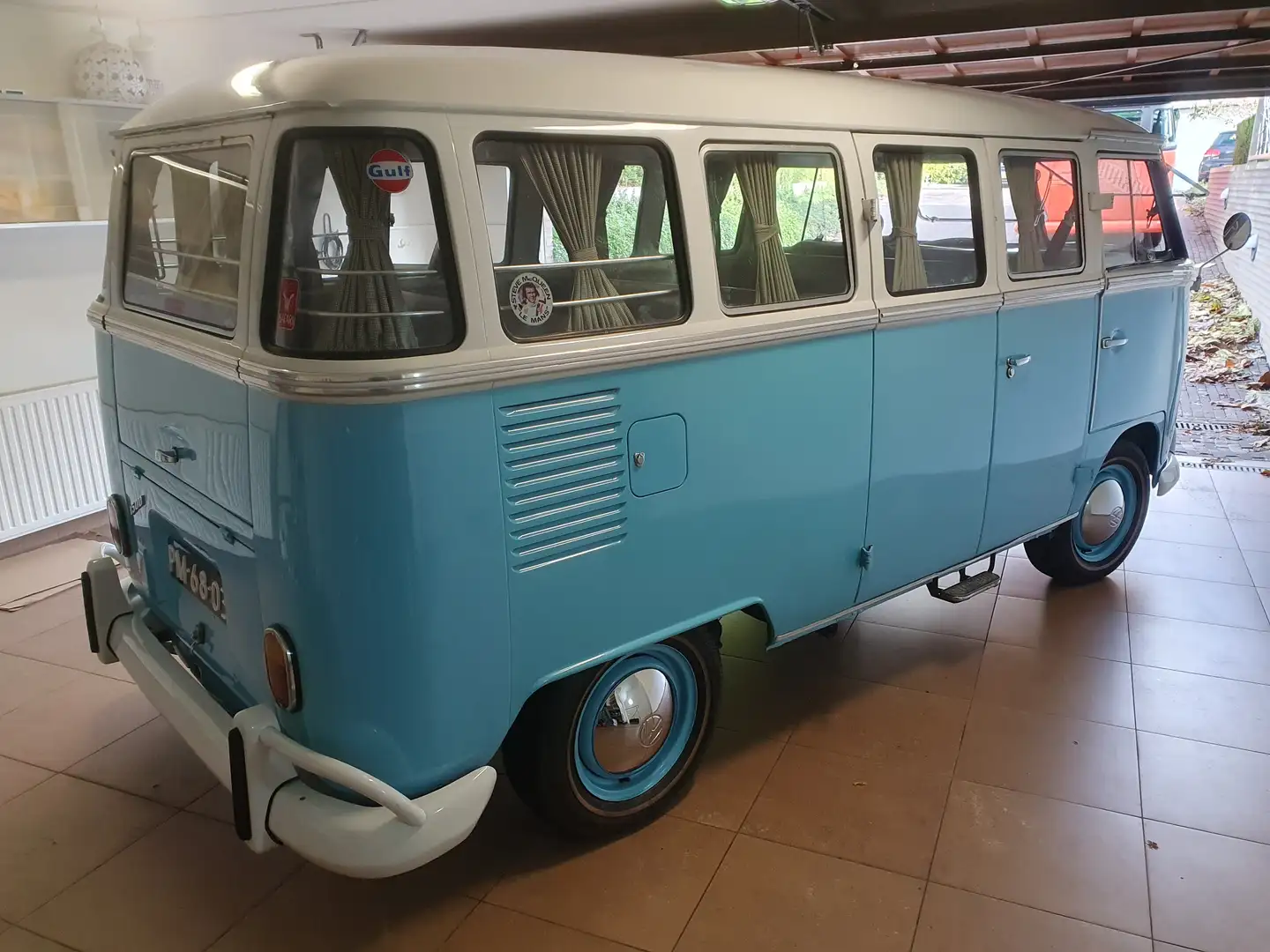 Volkswagen T1 T1Spijlbus Albastru - 2