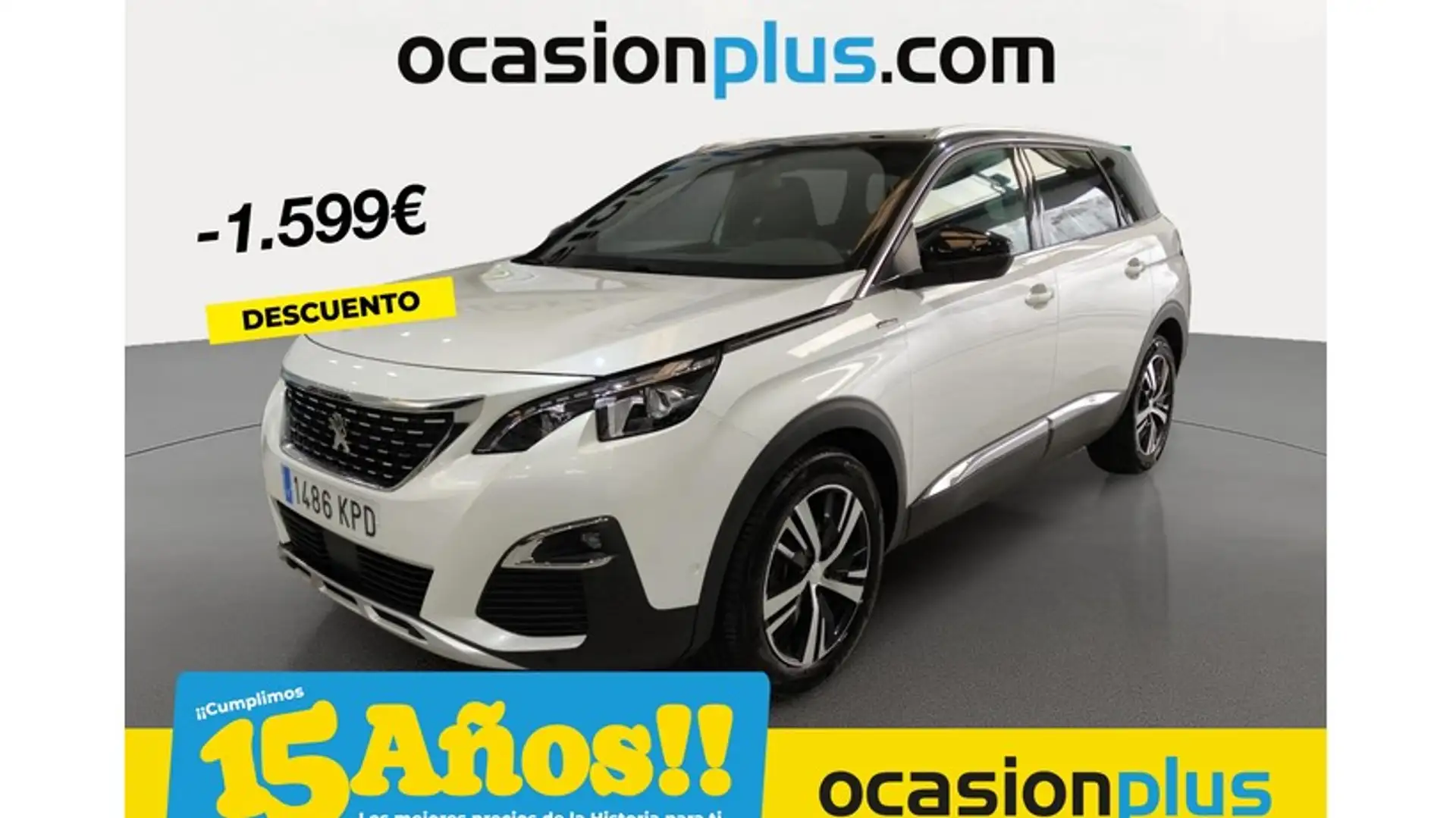 Peugeot 5008 1.6 BlueHDi Style 7 pl. 120 Blanco - 1
