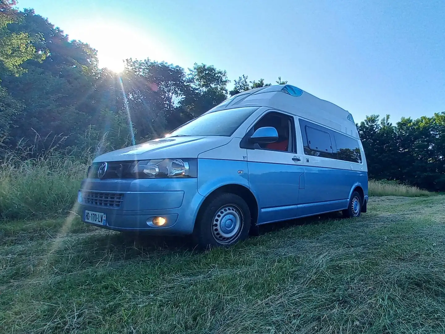 Volkswagen T4 California Hochdach lang 2.0 tdi 140ps luxury  tip top ! Blanc - 1