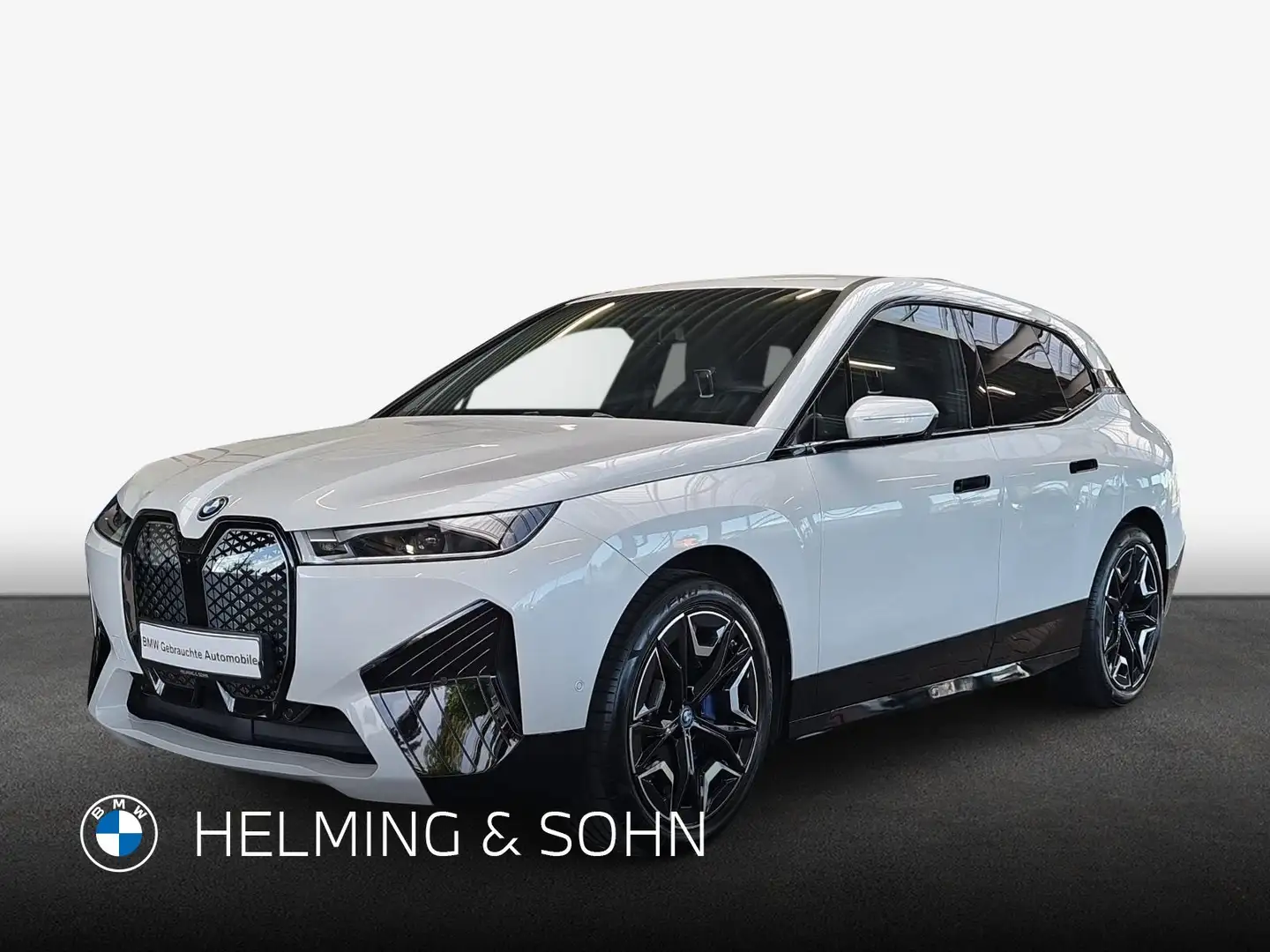BMW iX xDrive40 Sportpaket HK HiFi AHK Massage Laser uvm. Weiß - 1