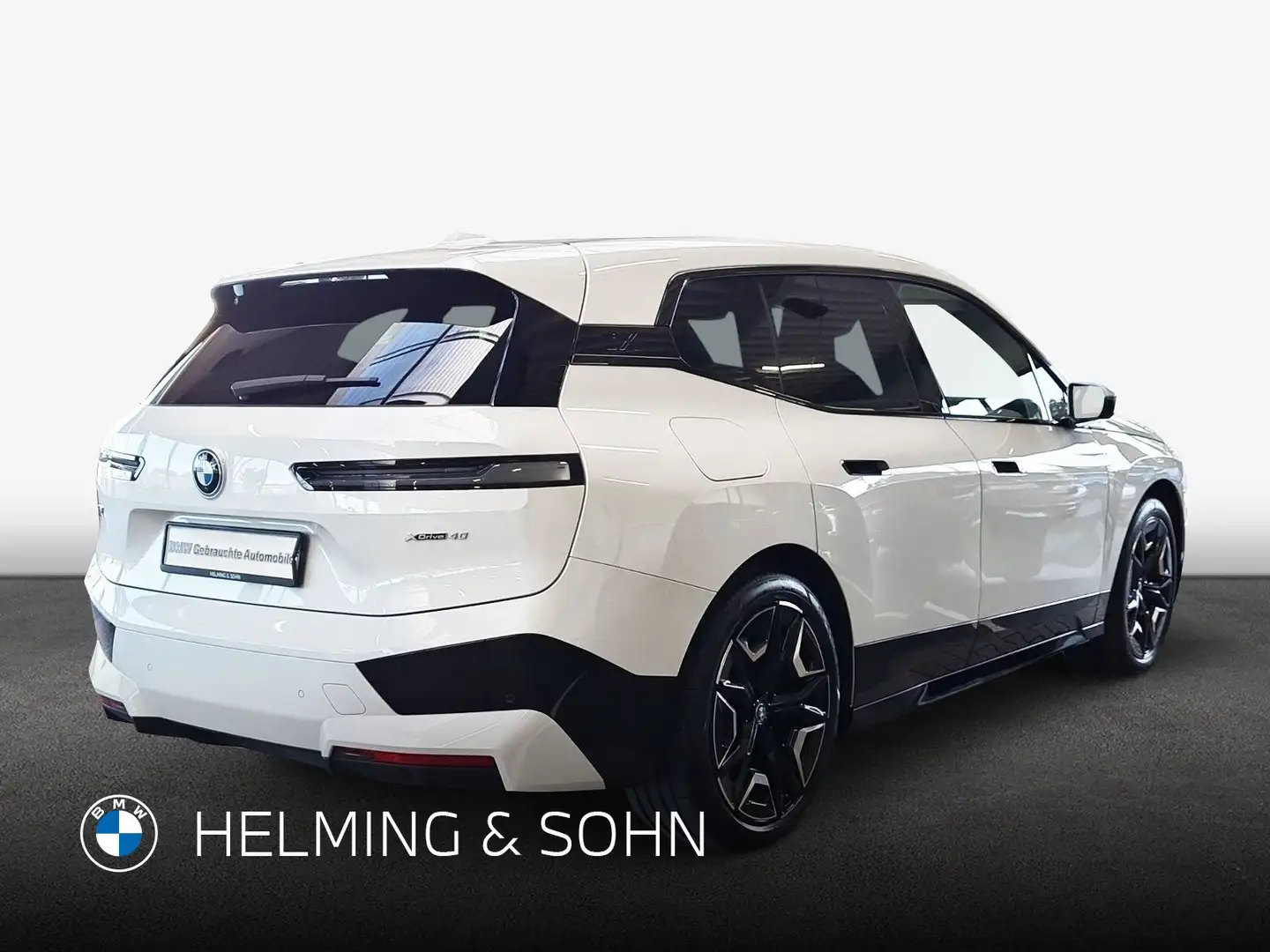 BMW iX xDrive40 Sportpaket HK HiFi AHK Massage Laser uvm. Weiß - 2