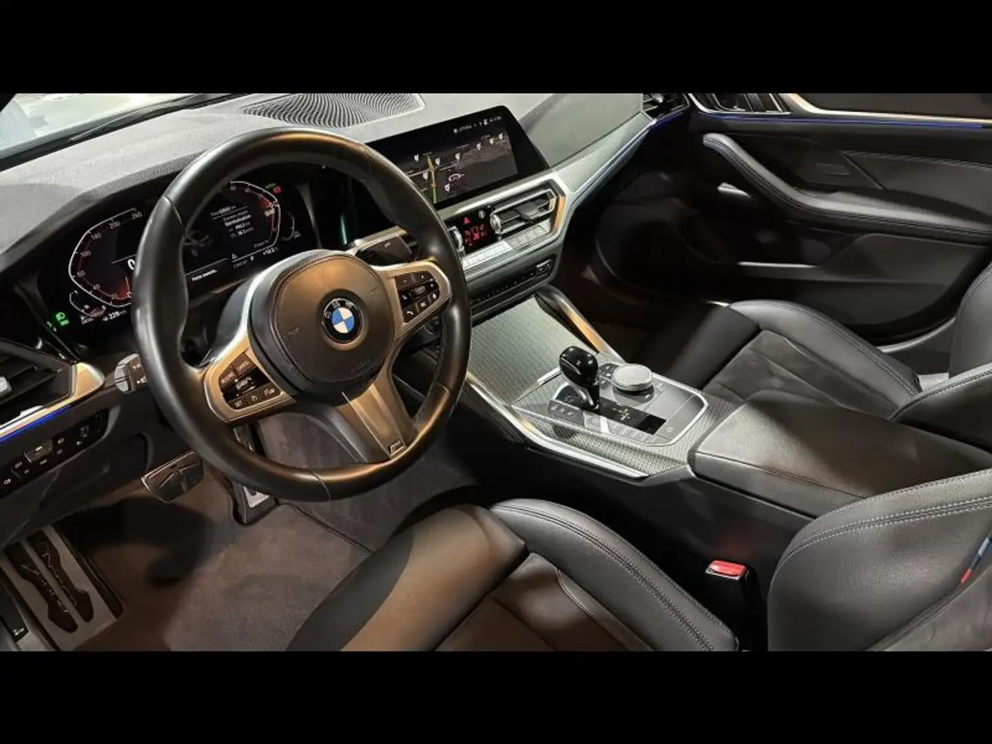 BMW 420 420dA xDrive 190ch M Sport Weiß - 2