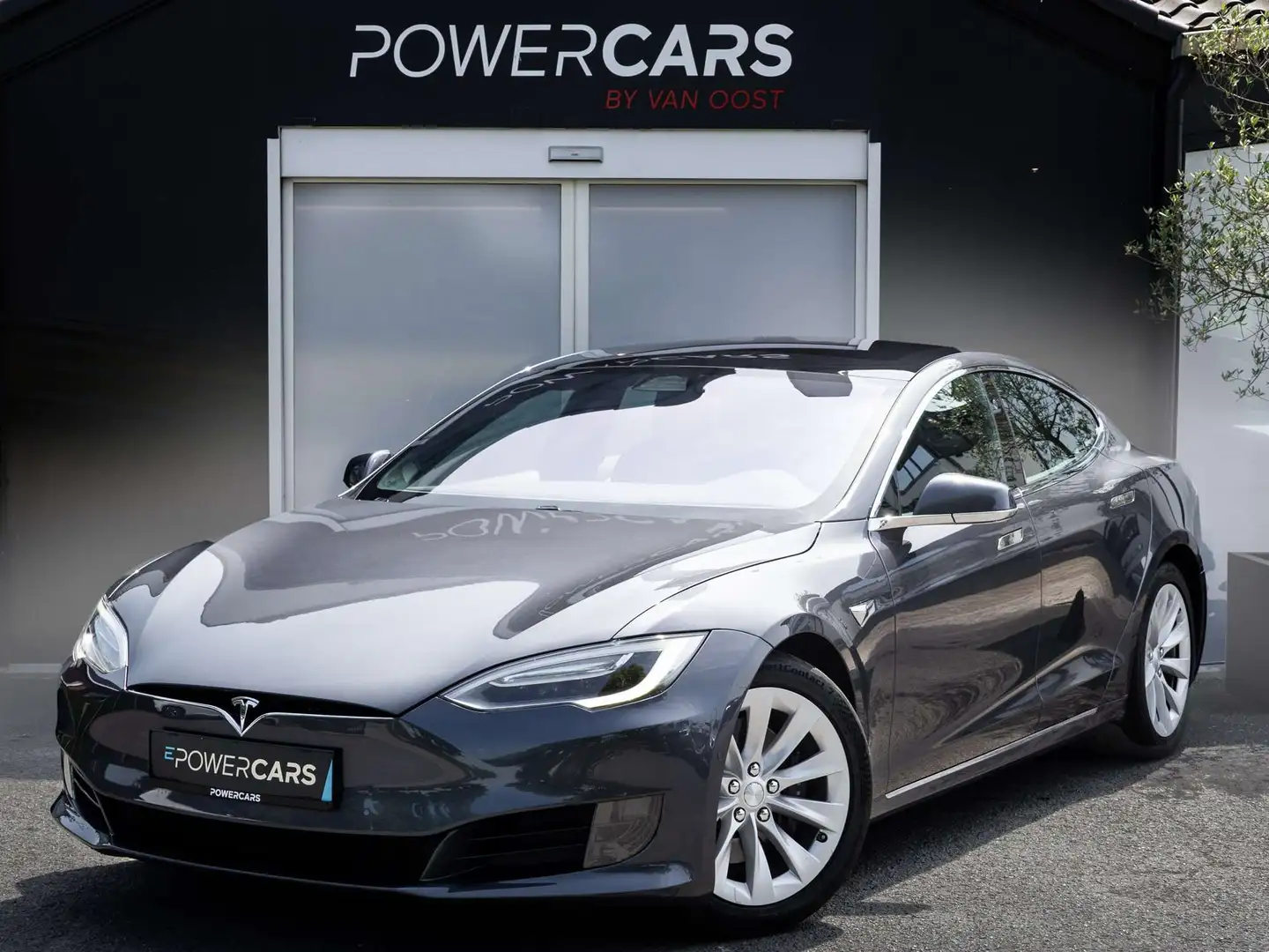 Tesla Model S 75 kWh Gris - 1