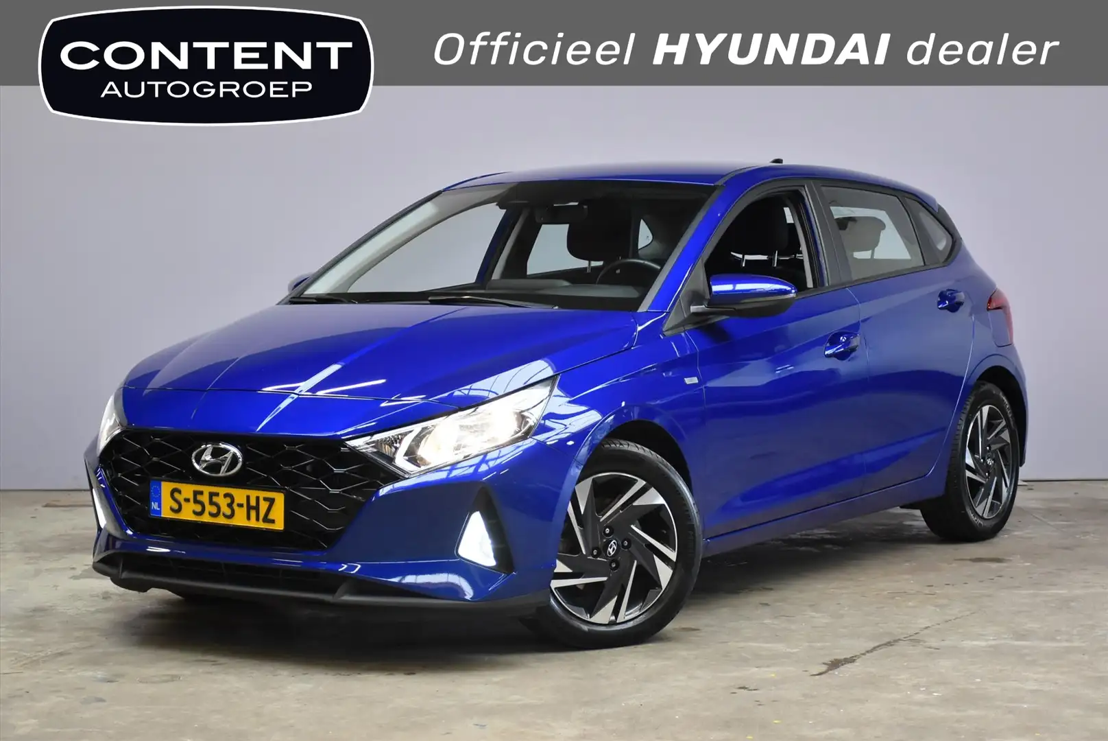 Hyundai i20 1.0 T-GDI 48V 100PK Comfort I Navi + camera Bleu - 1