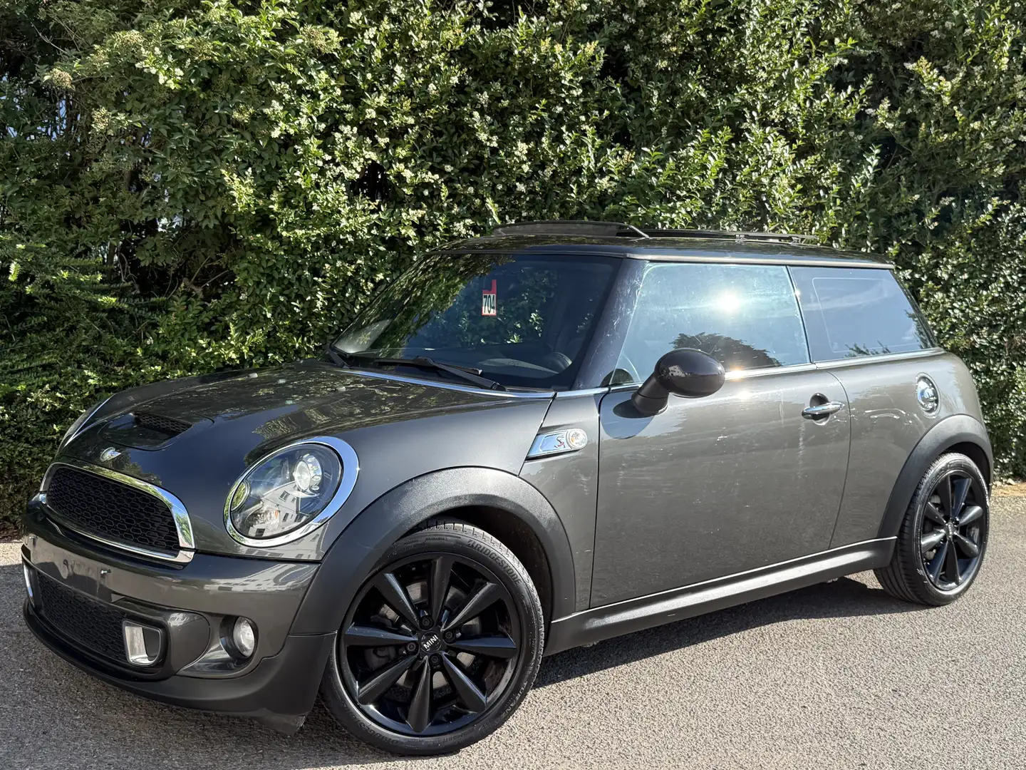 MINI Cooper S 1.6i+NAVI+TOIT OUVR+CUIR+AIRCO+JANTES+EU 5 Gris - 1