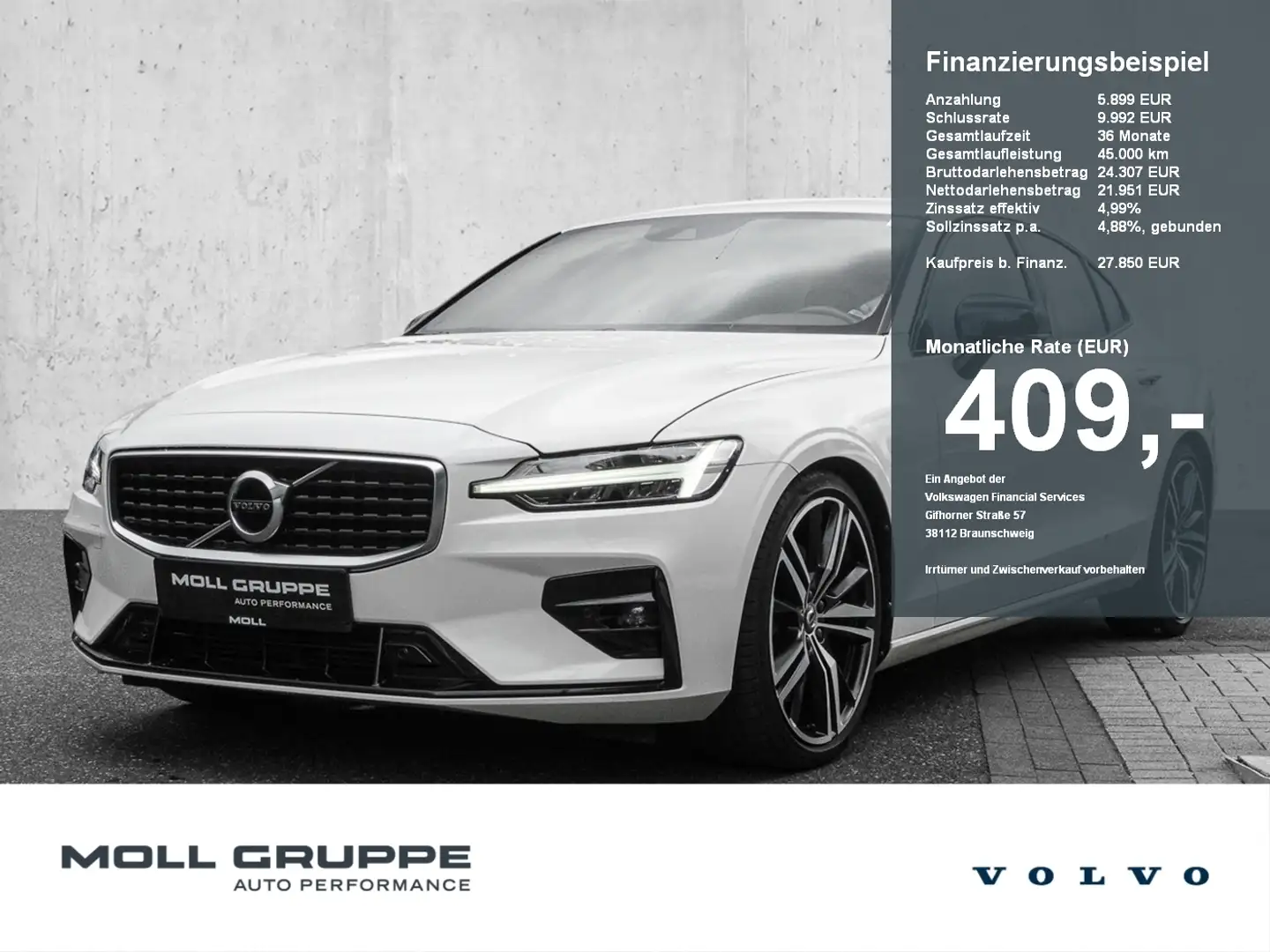 Volvo S60 T5 R Design NAVI ACC KEYLESS Kamera bijela - 1