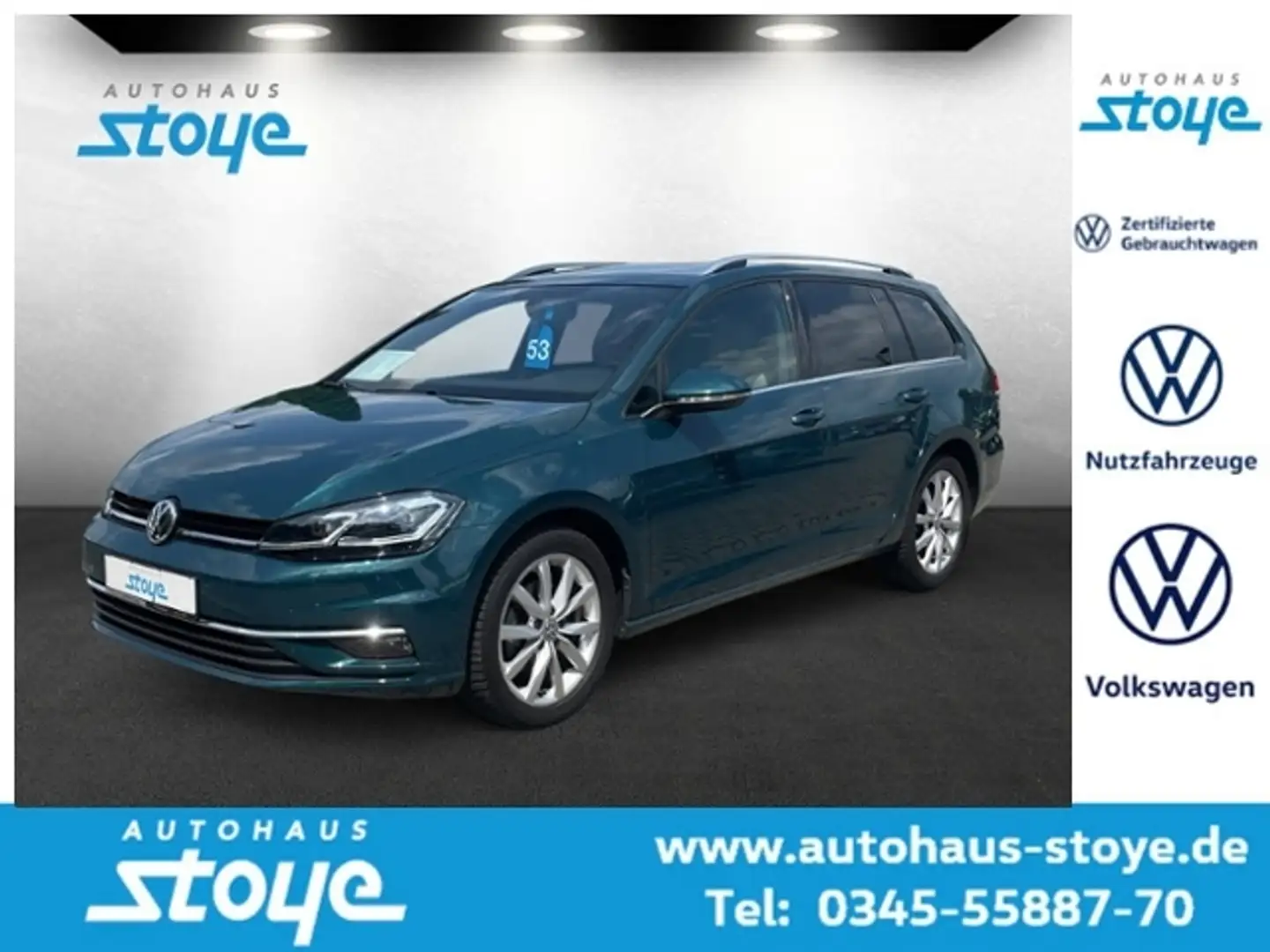 Volkswagen Golf Variant Highline TSi DSG Navi Standh LED Zielony - 1