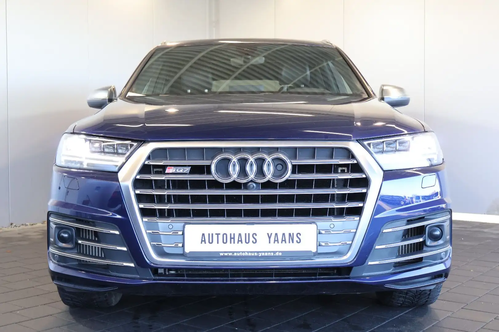Audi SQ7 4.0 TDI quatt. HUD+ACC+KAM+PANO+STNDHZG+AHK Blauw - 2