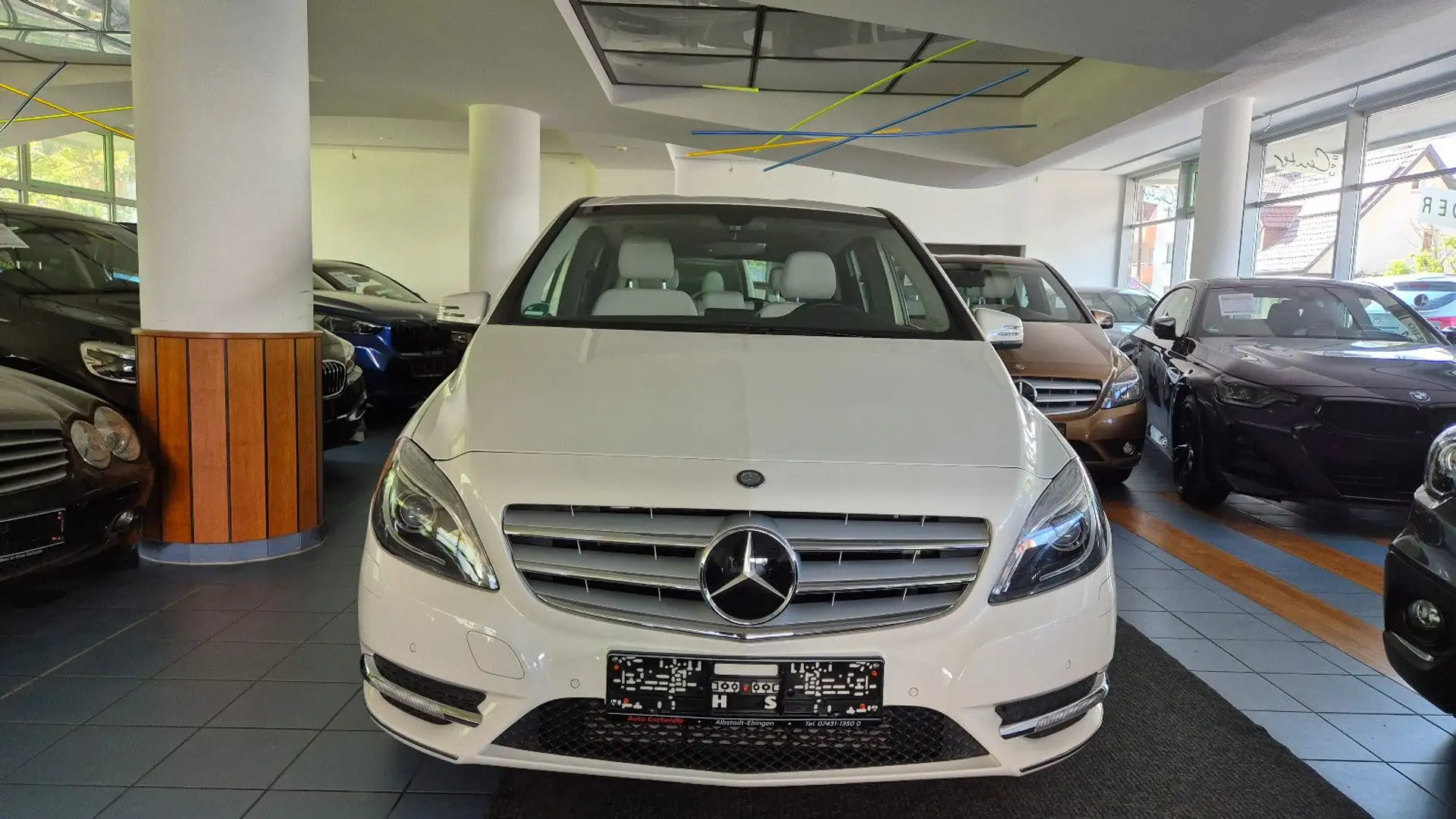 Mercedes-Benz B 200 Aut/Bi-Xen/MFL/Navi/Parkassist/SHZ/Temp Blanc - 2