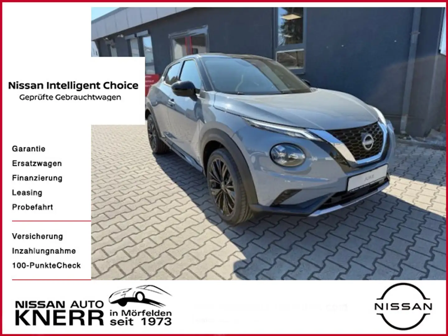 Nissan Juke N-Sport 1,0 DIG-T Automatik, Navi, Klima, K Grau - 1