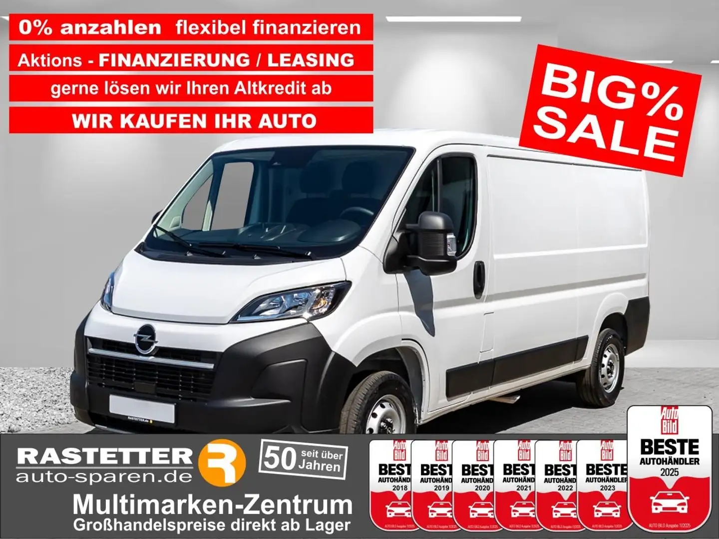 Opel Movano 30 L2H1 neuesModell+Dachablage+Temp+PDC+Klima+DAB+ Weiß - 1