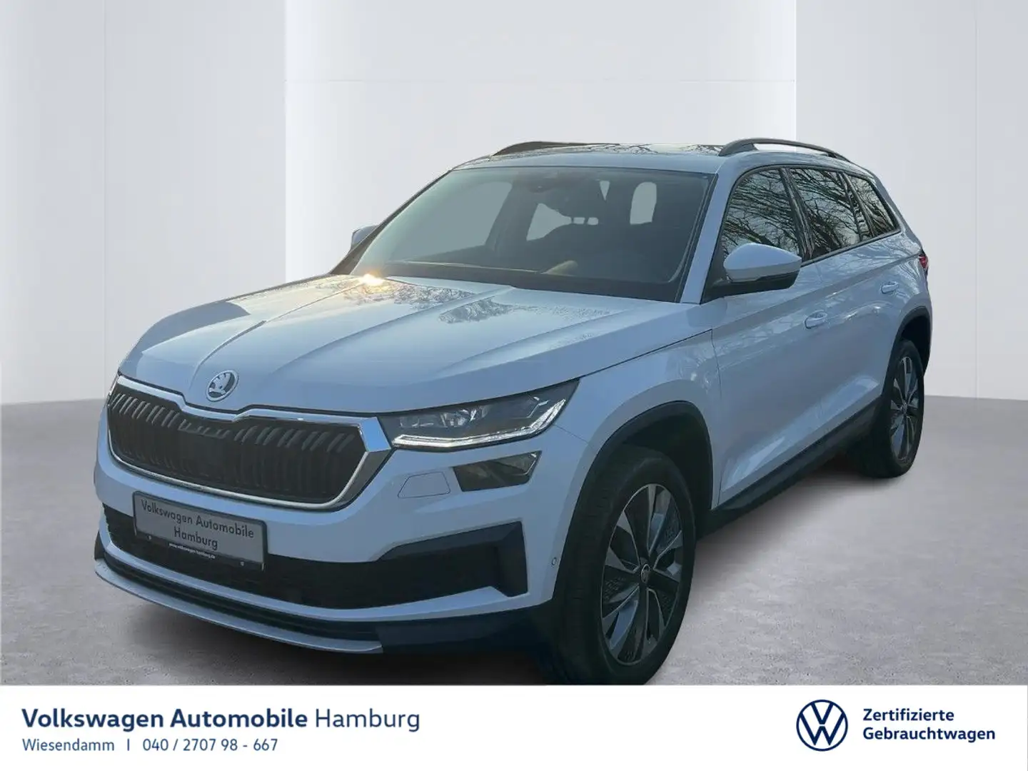 Skoda Kodiaq 1.5 TSI ACT Tour DSG AHK LED Sitzhzg Weiß - 1