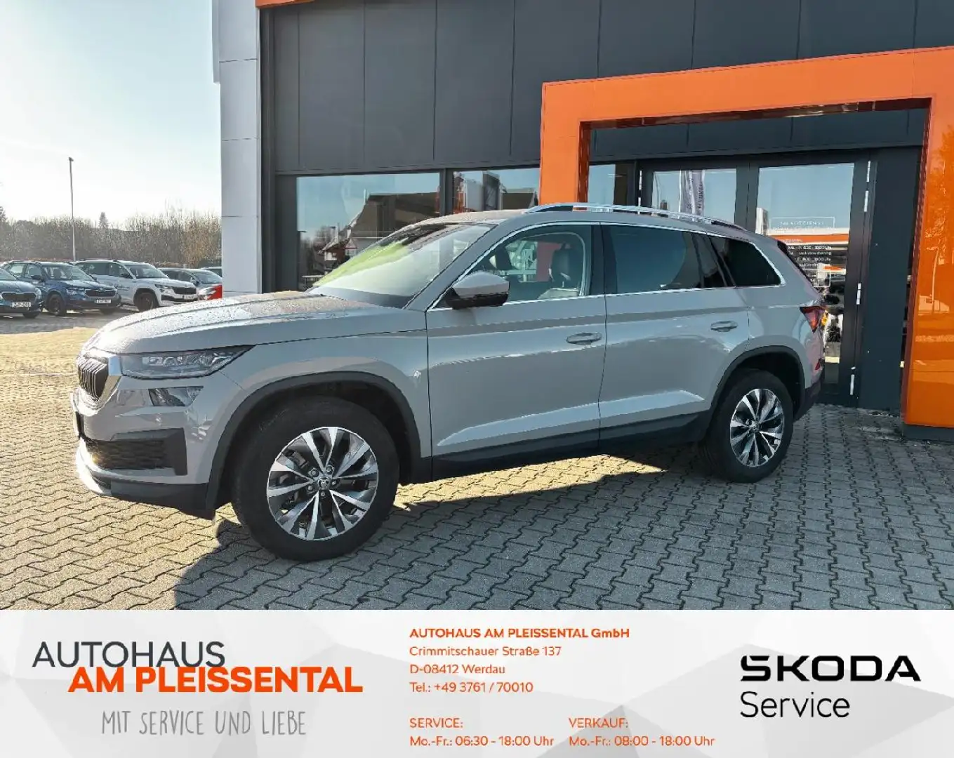 Skoda Kodiaq Kodiaq 2.0 TDI 4x4 Style  *AHK*SHZ*beh.WSS*NAVI Gris - 1