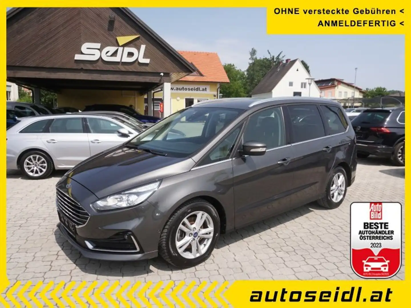 Ford Galaxy 2,0 EcoBlue SCR Titanium *2021er+NAVI+STHZG* Gris - 1