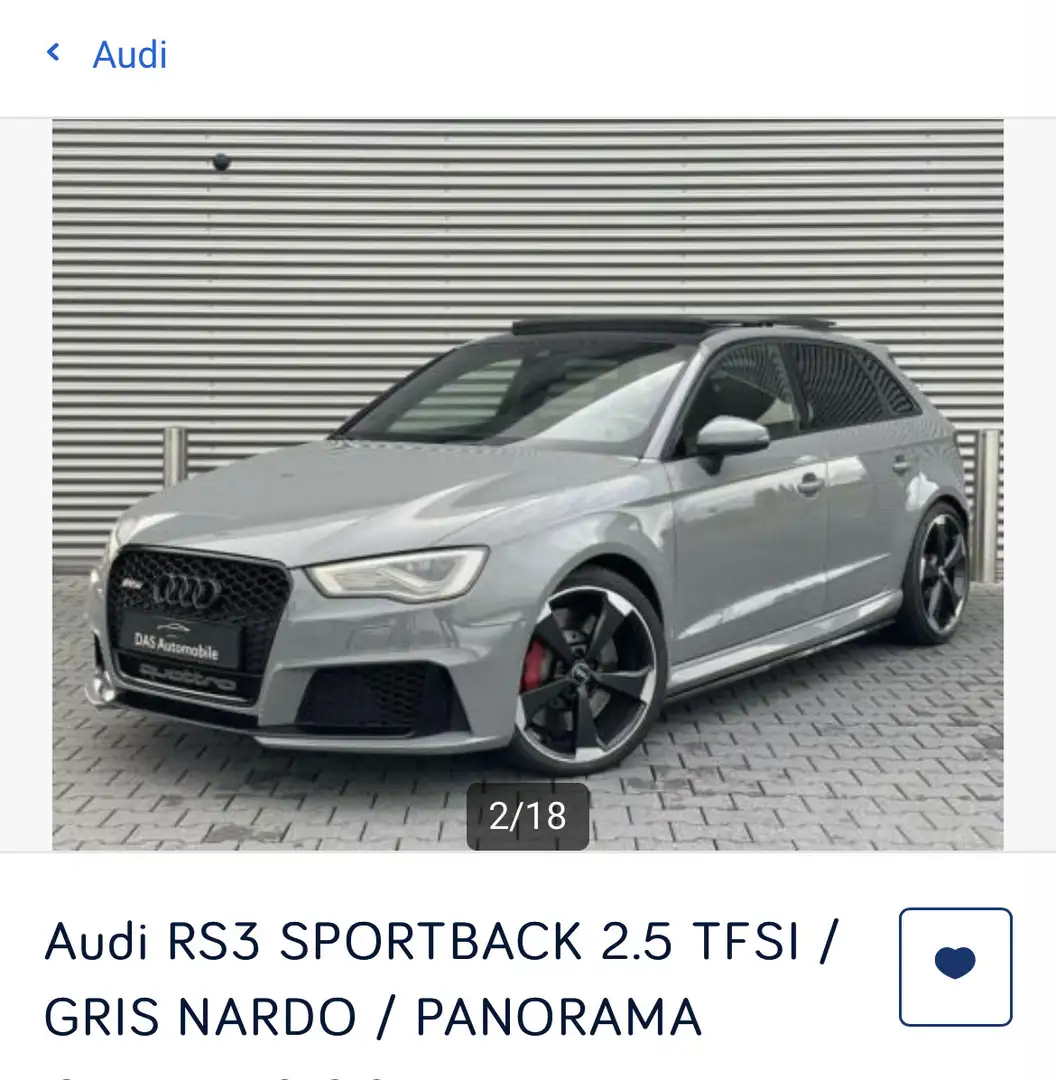 Audi RS3 Sportback 2.5 TFSI Quattro S tronic - 1
