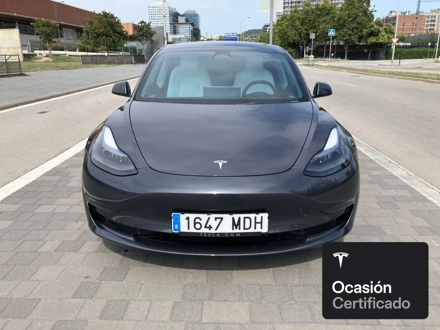 Tesla Model 3 Long Range AWD Argent - 2