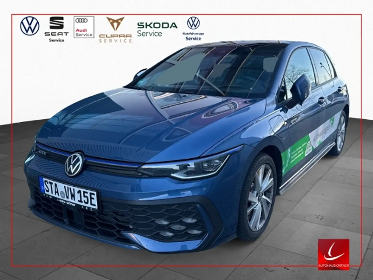 Volkswagen Golf GTE 1.5 TSI DSG eHYBRID MATRIX LED HUD DCC 360 KA Blauw - 1