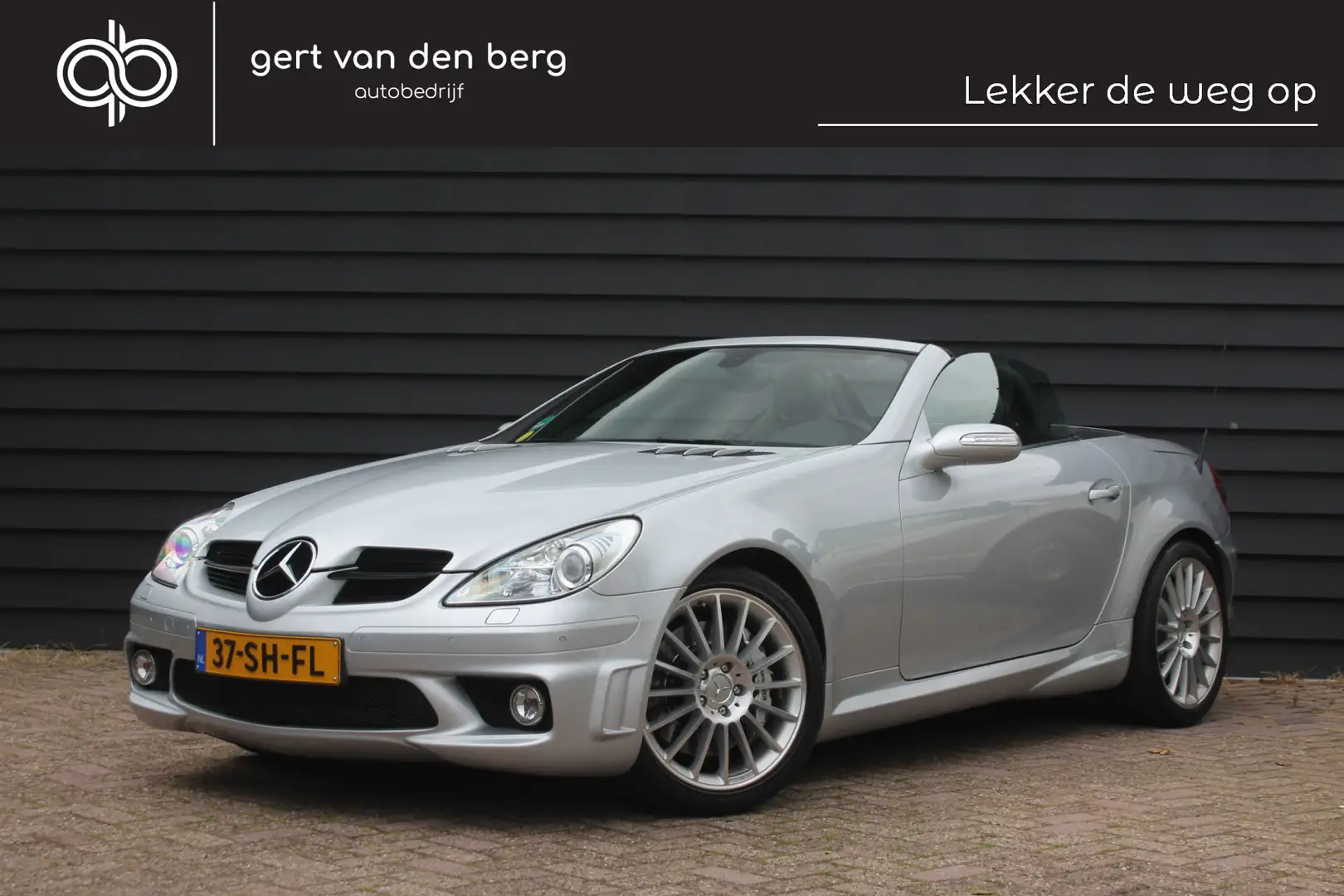 Mercedes-Benz SLK 55 AMG - LEDER - NEKVERWARMING - ORG. NEDERLANDS - NAVIGA Szary - 1