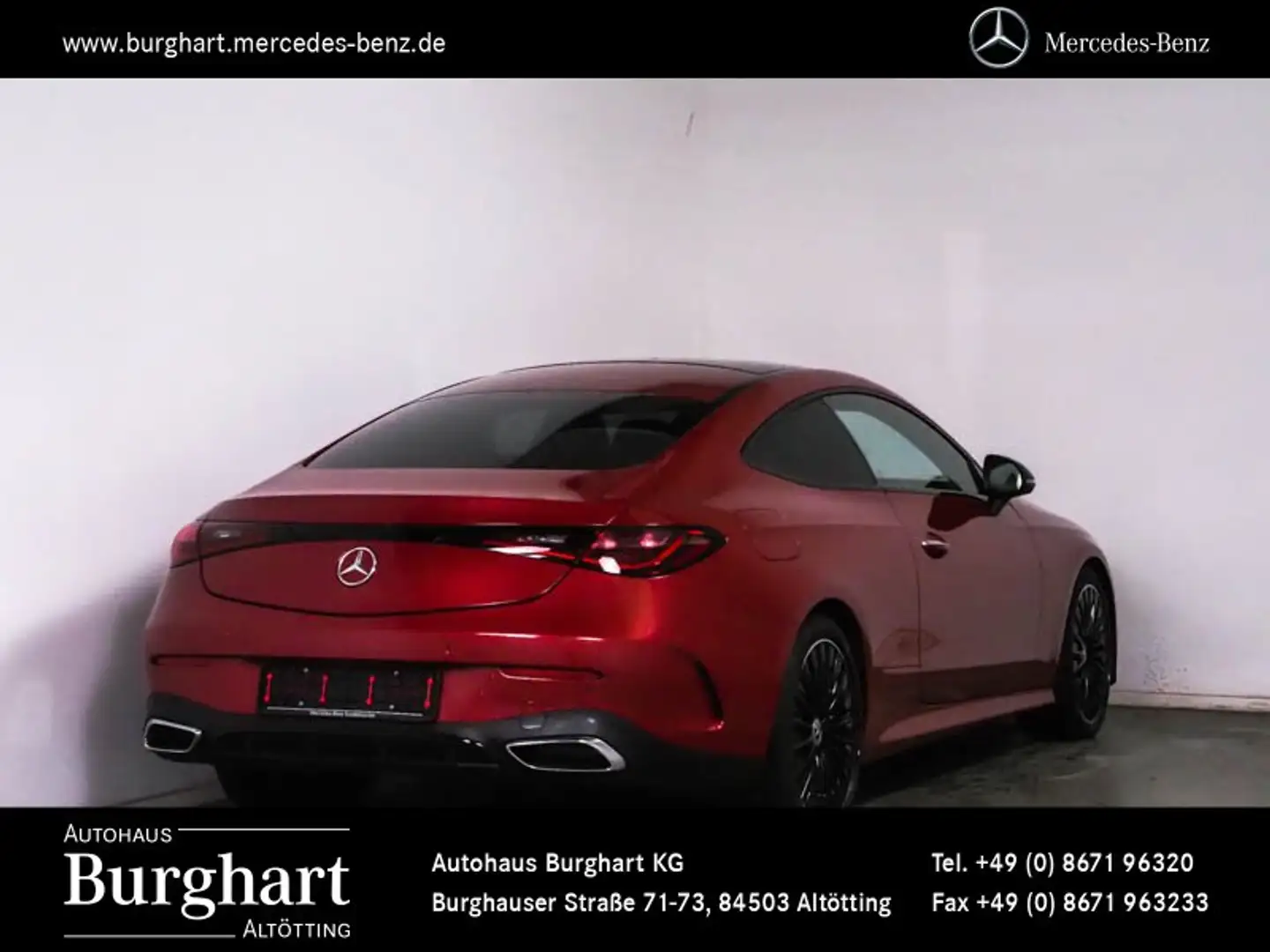 Mercedes-Benz CLE 220 CLE 220 d Coupé AMG Line Night/Fahrassitenz/AHK Rouge - 2