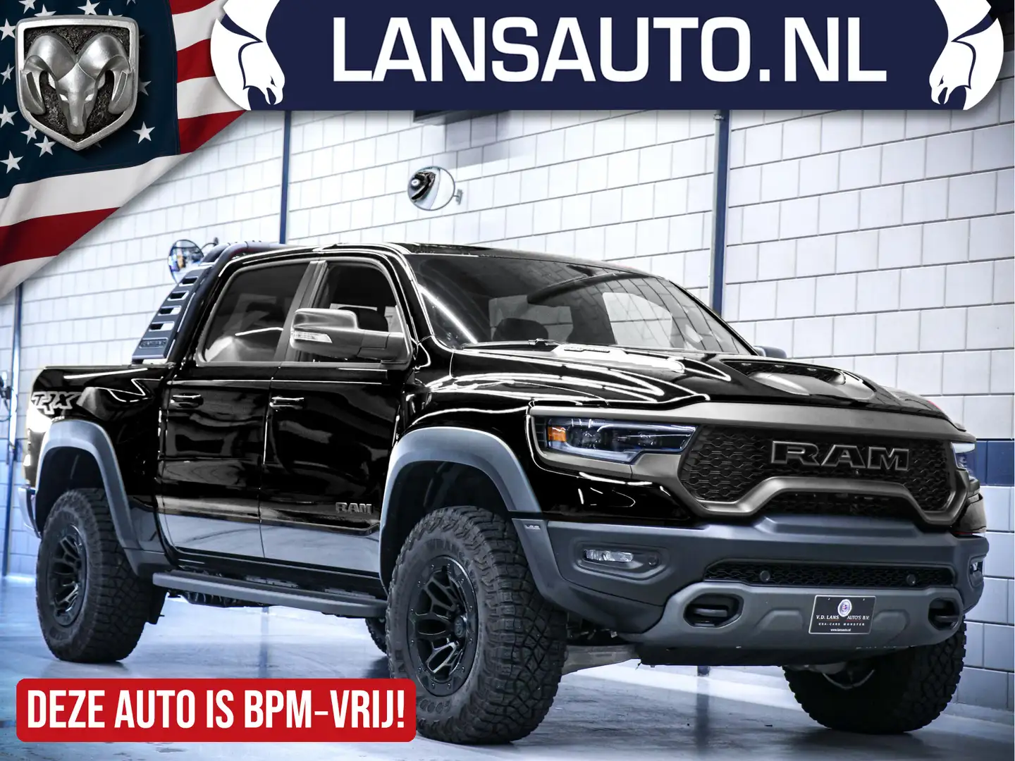 Dodge RAM 1500 TRX 6.2L | V8 717HP Supercharged | Nieuw op v Zwart - 1
