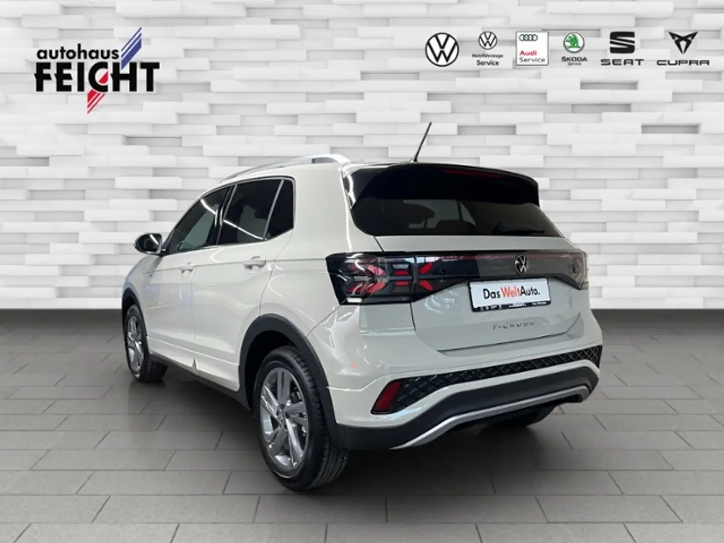 Volkswagen T-Cross 1.0 TSI R-Line+LED+AHK+NAVI+APP-CONNECT Gris - 2
