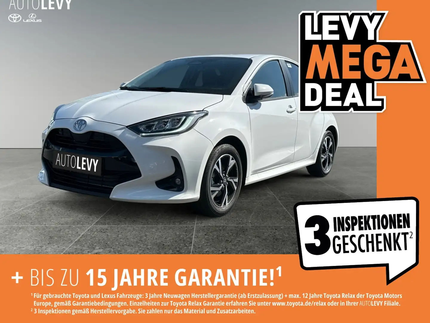 Toyota Yaris 1.5 Hybrid Teamplayer *KLIMA*SHZ*RFK*LM* Blanco - 1