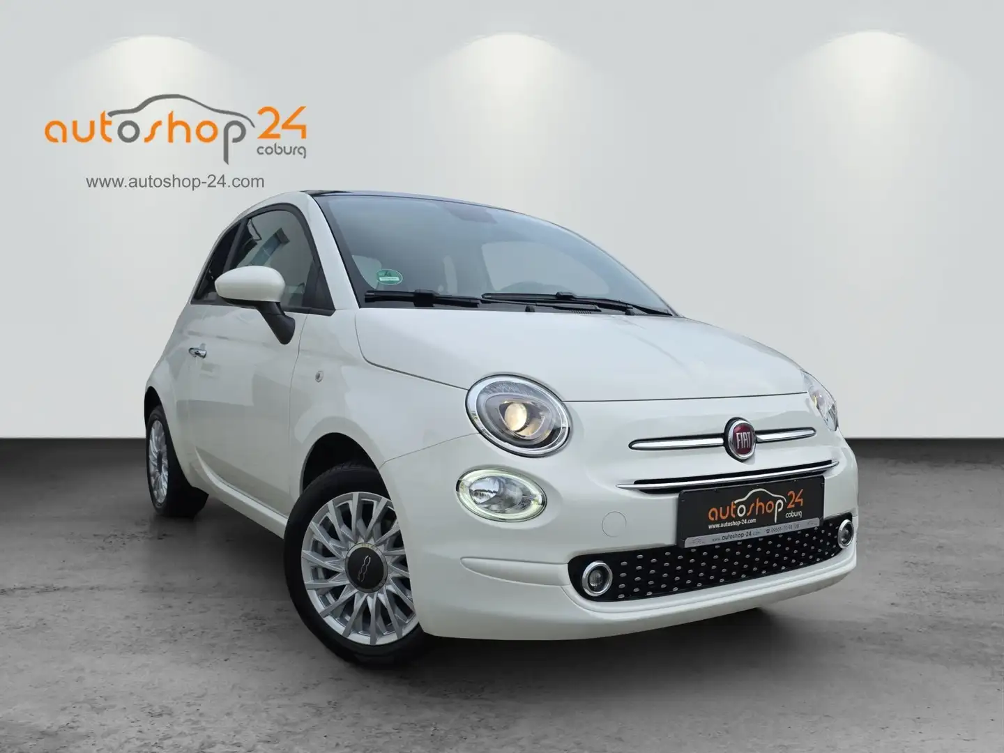 Fiat 500 Lounge*Panoramadach*1 Jahr Garantie* Weiß - 2