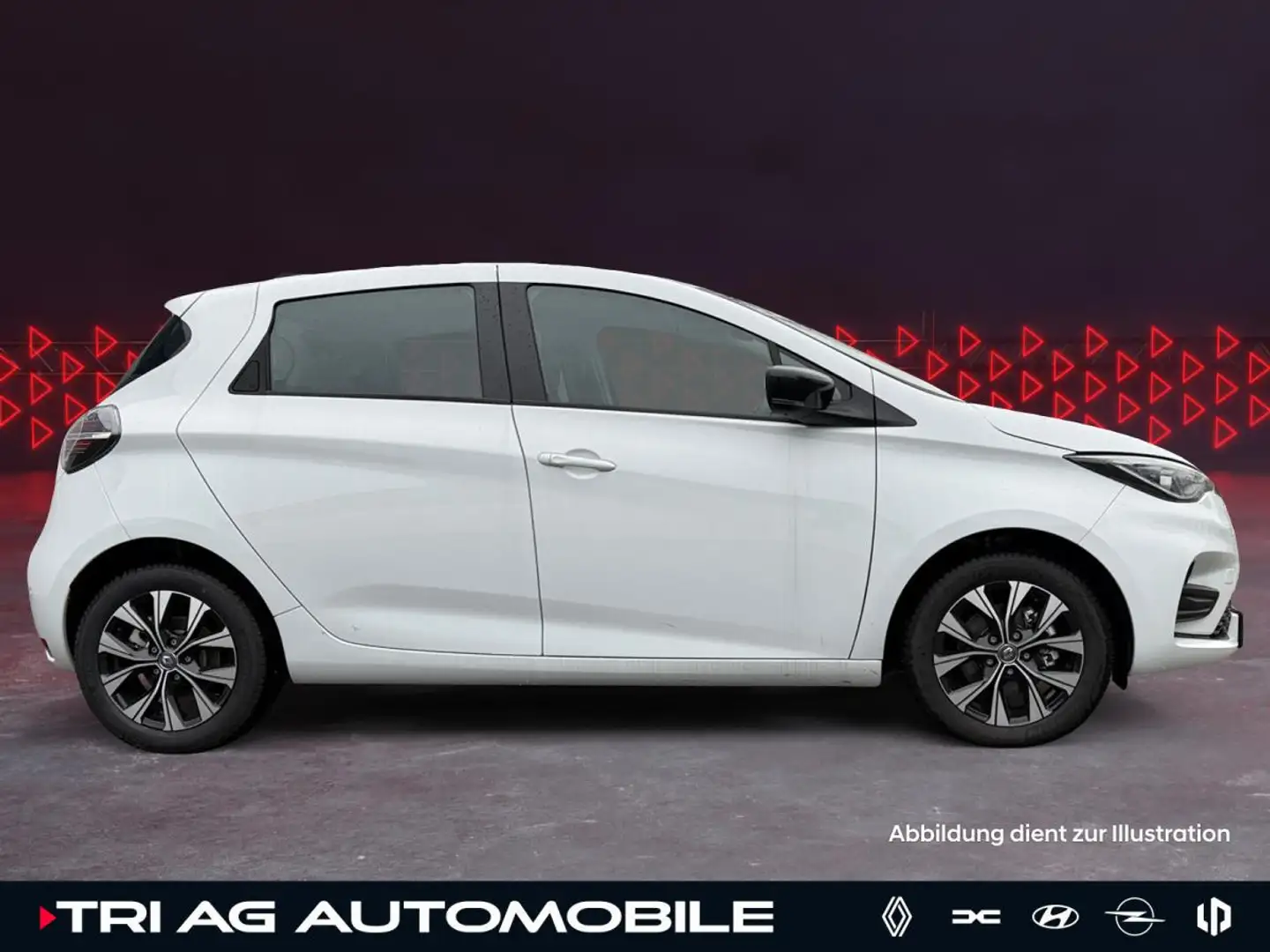 Renault ZOE Evolution EV50 110hp Klimaautomatik Keyless PDC uv Weiß - 2