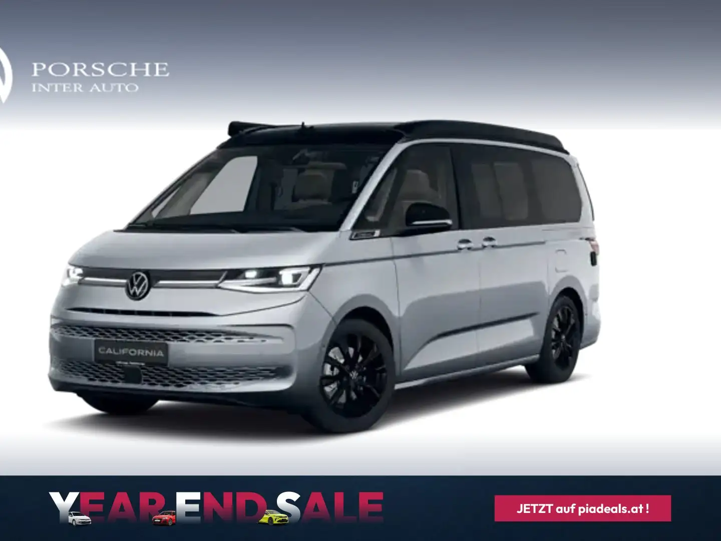 Volkswagen T6 California VW T6 California Ocean eHybrid 180 kW 4M Silber - 1