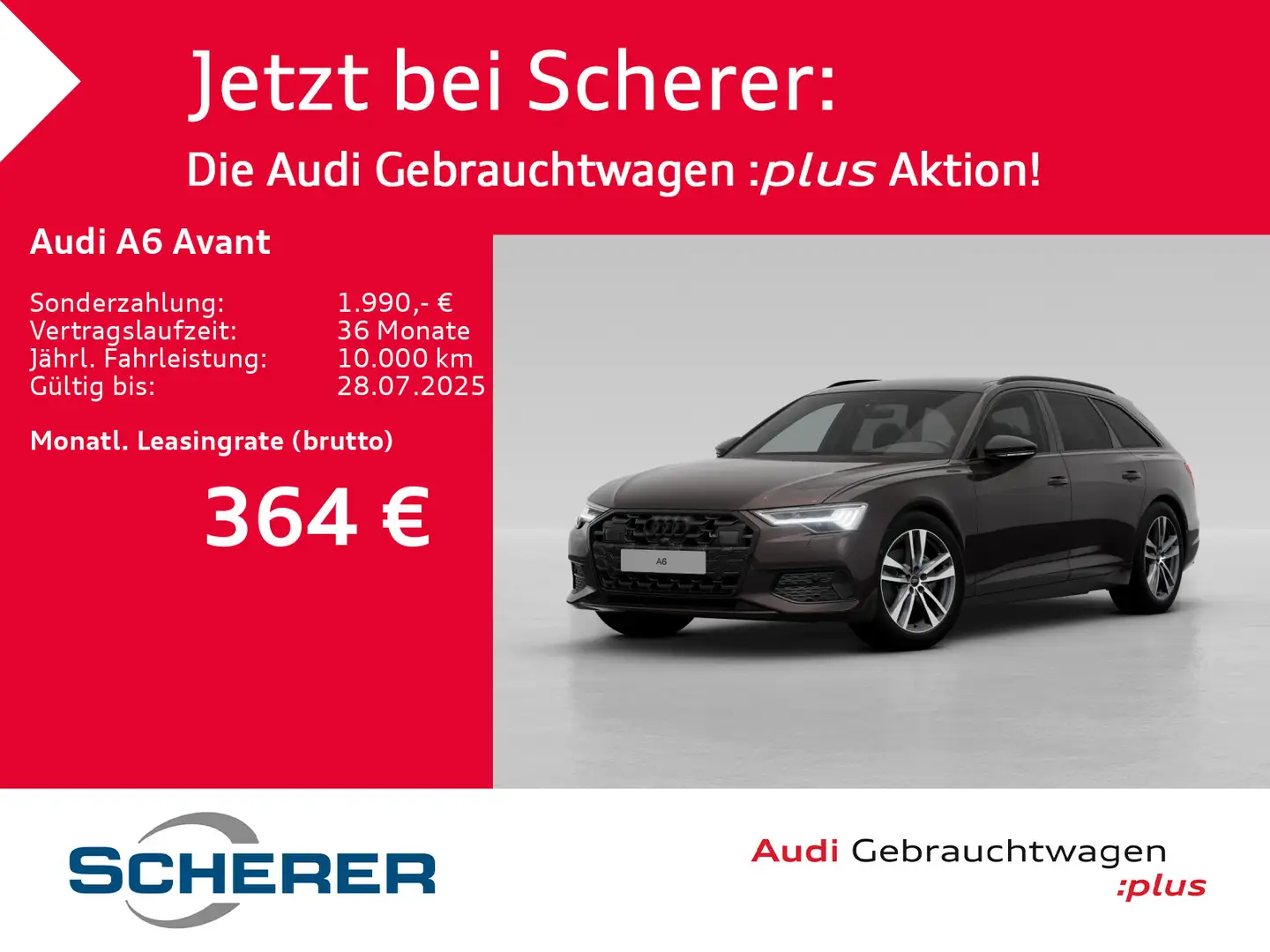 Audi A6 Sport 35 TDI MATRIX-LED PANO KAMERA NAV Braun - 1