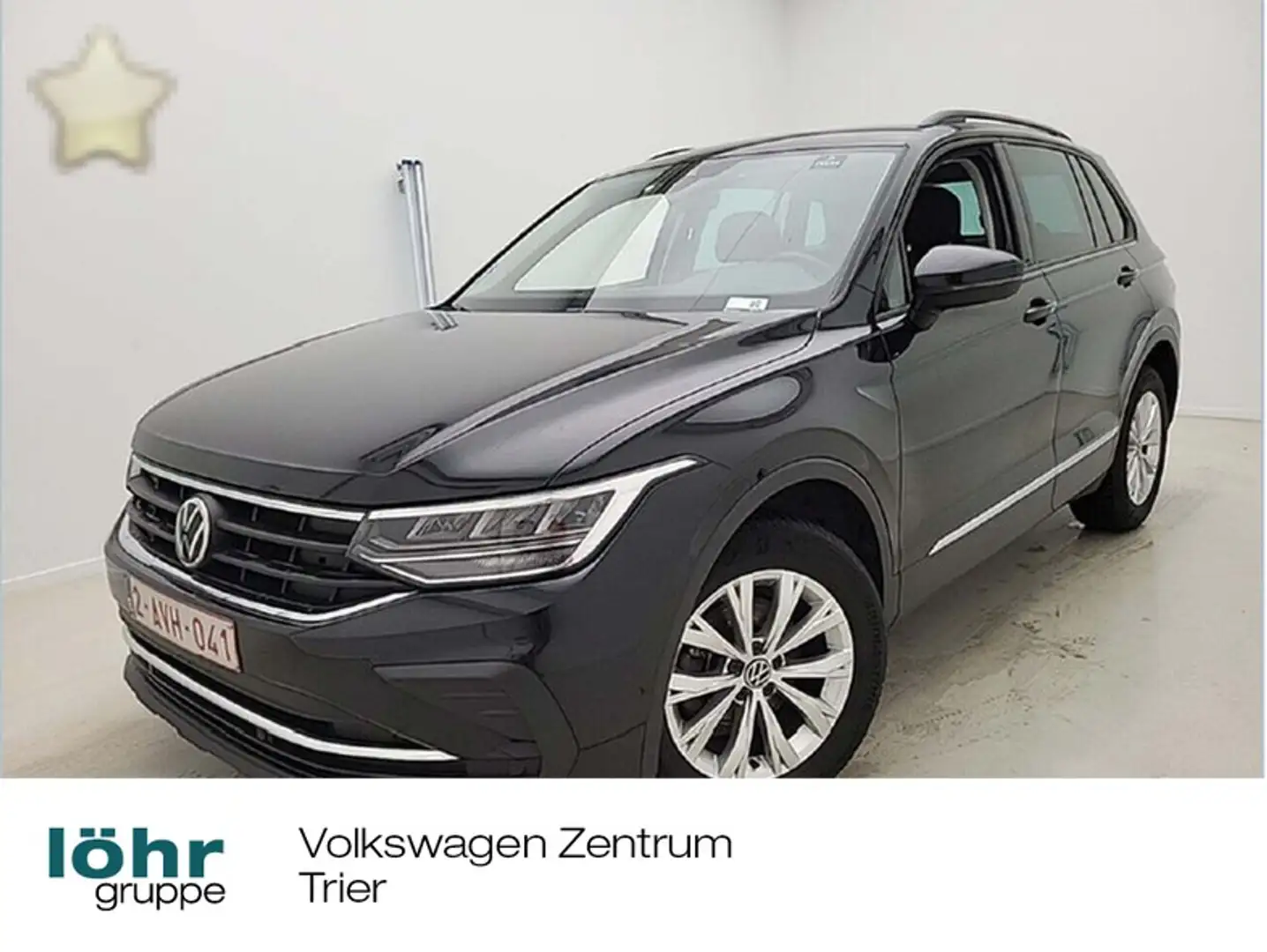Volkswagen Tiguan 2.0 TDI Life Navi, Rear-View Schwarz - 1